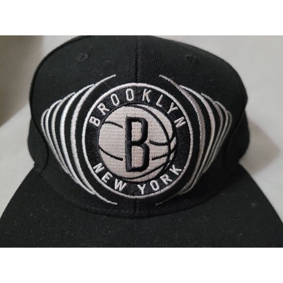 Mitchell and Ness Snapback Brooklyn Nets NBA HAT Basketball Embroidered Green - Picture 9 of 10
